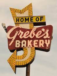 Grebe S Bakery Neon Sign Milwaukee Ws Old Neon Signs Vintage Neon Signs Retro Signage