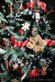 Black And White Plaid Christmas Tree Rustic Red Black Burlap And Buffalo Check Christmas Tree The Craft Patch Buffalo Plaid Christmas Tree Buffalo Check Christmas Buffalo Check Plaid Christmas