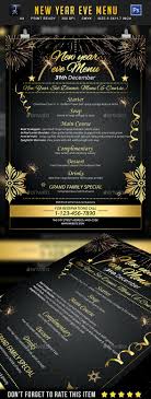 New Year Menu Events Flyers Download Here Https Graphicriver Net Item New Year Menu 14051836 R New Year Menu New Years Eve Menu Christmas Menu Design