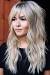 Blonde Wavy Bangs