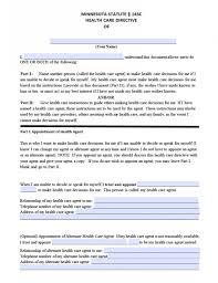 In most cases, to cancel a directive, you make a written statement revoking your directive. Minnesota Health Care Directive Form Living Will Forms