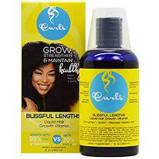 Curls Blissful Lengths Liquid Hair Growth Vitamin 8 Oz Vitamins For Hair Growth Liquid Hair Growth Vitamins
