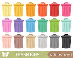 Trash Bin Clipart Garbage Can Clip Art Waste Bins Cliparts Cleaning Recycle Environment Clean Icon Graphic Png Download Commercial Use Trash Bins Camera Clip Art Can Clipart
