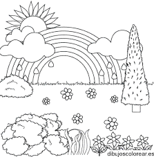 Dibujos Para Colorear Paisajes