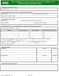Learn more about the company. Best Meridian International Insurance Company Spc Solicitud De Seguro De Vida Pdf Descargar Libre