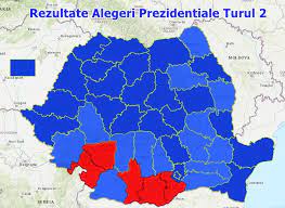 Datelor aep indica faptul ca primele rezultate provizorii arata ca actualul presedintele klaus iohannis a obtinut 35,95% din voturile exprimate, fiind urmat de viorica dancila. HartÄƒ InteractivÄƒ Rezultatele Alegerilor PrezidenÈ›iale In Fiecare JudeÈ› Din Romania Vezi Procentele Din Turul 2 Luate De Iohannis È™i DÄƒncilÄƒ Hotnews Mobile