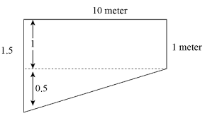 Check spelling or type a new query. A Rectangular Swimming Pool Is 10 Meters Long And 6 Meters Wide It Has A Depth Of 1 Meter At The Shallow End Then Slopes To A Depth Of 1 5 Meters At