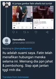 Saat aku sedang membuat diri sendiri bahagia, aku mengabaikan kebahagiaanmu, dan aku tersadar bahwa kebahagiaanku 12. Panas Ini Aksi Cium Fatin Afeefa Dengan Suami Orang