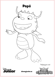 Henry Monstruito Henry Hugglemonster Coloring Pages Needlework Patterns