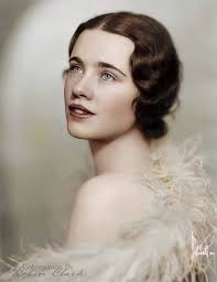 A young Jessica Tandy, photographed by Herbert Mitchell, circa 1930.