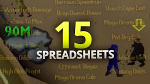 15 Spreadsheets For Osrs Youtube