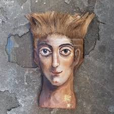 Alexandra Dillon, a painter of old paintbrushes and other discarded items