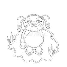 Discover if this breed is right for you and your family. Shih Tzu Dog Coloring Picture Stock Illustration Illustration Of Painting Chinese 169275396