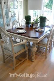 Pin By Thrifty Cottage Couture On We Love Chalk Paint Dining Table Makeover Dining Room Sets Painted Dining Room Table