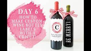 Here is the process i used to create them Cricut Wine Bottle Labels In Two Different Ways Cricut Craft Gift Guide Day 6 Youtube