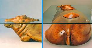 As far as price goes, the cost of the original hippo table is something we couldn't. Incredible Glass Hippo Table Makes It Look Like He S Peaking His Head Out Of The Water