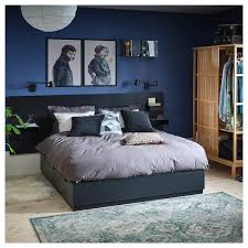 Ikea king mattress wanatour co. Nordli Bed Frame W Storage And Headboard Anthracite Ikea