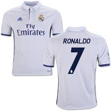 Real madrid cf 2019/20 jersey. 16 17 Real Madrid Cf 7 Cristiano Ronaldo White Home Authentic Soccer Jersey
