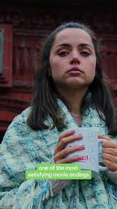 Knives Out Movie Scene with Ana de Armas and Chris Evans