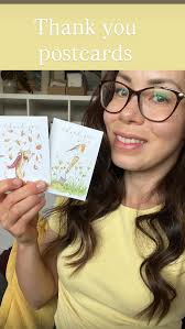 I need your opinion! 💌 , Every season I make a little thank you postcard  to include in with each order. As a greeting card designer and illustrator  I’ve been focusing