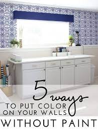 It is usually easiest to apply starch to the walls using a paint roller; 5 Ways To Color Your Walls Without Paint Tips Forrent