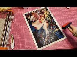 How I Custom Frame A 30cm By 40cm Diamond Painting Youtube Diamond Painting Custom Diamond Painting Diamond Dot Painting