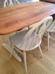 Ercol Refectory Table And Fleur De Lys Chairs Remastered Ercol Dining Table Ercol Dining Chairs Ercol Furniture