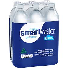Is bottled water more pure than tap water? Smartwater Vapor Distilled Premium Water Bottles 1 Liter 6 Pack Amazon Com Grocery Gourmet Food