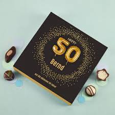 Lindt Pralinen Zum 50 Geburtstag Text Und Name