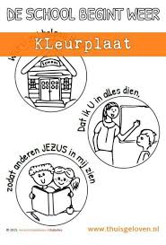 Easypdf.com is 15 essential pdf tools online. Begin Schooljaar Kleurplaat Weer Naar School News Words