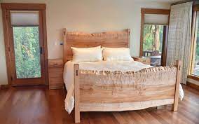 Custom West Coast Bedroom Furniture With A Natural Edge By Live Edge Design Custom Bedroom Furniture Natural Wood Bedroom Furniture Bedroom Furniture
