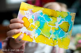 What if you want to skip the printer? Watercolor Resist Postcards Things To Make And Do Crafts And Activities For Kids The Crafty Crow
