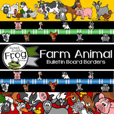 Farm animals border vectors (478). Farm Animal Border Clipart Worksheets Teaching Resources Tpt