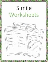Simile Examples Definition And Worksheets Kidskonnect