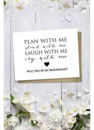 Ask the closest ladies in your life a very lovely question with our bridesmaid cards. Heart Will You Be My Bridesmaid Wedding Card David S Bridal