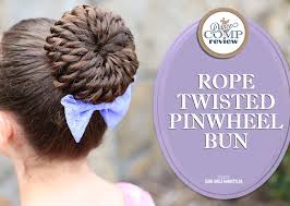 Pop haircuts has all the details. Rope Twisted Pinwheel Bun Hairstyle Tutorial Dance Comp Review