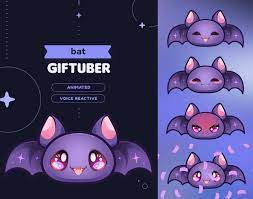 Bat Giftuber Model Cute Stream Mascot 5 Expressions OBS and - Etsy | Cute  dragon drawing, Cute doodles, Twitch streaming setup