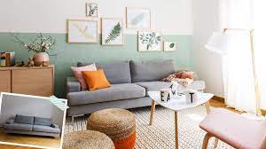 Sofa Wandle Dich Wir Haben Unser Basic Modell In Grau Vier Mal Umgestylt Entdecken Sie Wandfarbe Wohnzimmer Wohnzimmer Orange Innenarchitektur Wohnzimmer
