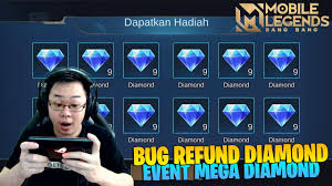 Dalam bermain mega888 sangatlah mudah dan menyeronokan serta banyak pilihan game yang anda boleh pilih menurut keinginan anda dan jackpot mega888 casino online adalah destinasi yang tidak tertandingi untuk permainan casino online mempunyai reputasi yang sempurna dalam industri. Bug Refund Diamond Dari Event Mega Diamond Buruan Coba Sebelum Di Fix Mobile Legends Youtube