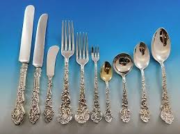 Versailles By Gorham Sterling Silver Flatware Service Set 374 Pcs Dinner Kirby 37 500 00free Shipping In 2020 Sterling Silver Flatware Gorham Sterling Silver Flatware
