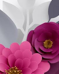 Download Paper Flower Frame Mockup In Object Mockups On Yellow Images Object Mockups PSD Mockup Templates