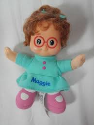 2004 5.5" Fisher Price Little People Maggie and Michael Plush/Vinyl