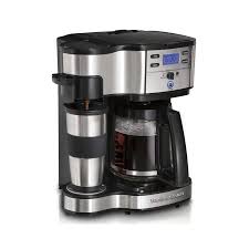 With front access to the water reservoir and brew basket, the hamilton beach® programmable easy access coffee maker puts an end to the back and forth maneuvering of a countertop coffee maker. Filter Coffee Machine 49980z Hamilton Beach Automatic