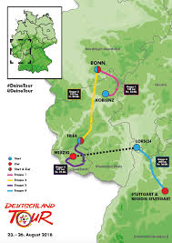 Тур по германии ||| deutschland tour. Die Strecke Der Deutschland Tour 2018 Hier Gehts Lang Ciclista Net