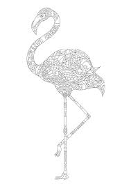 While still sketched in a cartoonish manner, this flamingo remains faithful and true to the bird in its natural state and form. Flamingo Coloring Pages 100 Pictures Free Printable