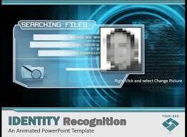 This green plastic template is 8 1/2 x 11 and can be stored in a three ring binder. Cybercrime Powerpoint Template With Face Recognition Video Animation