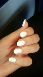 24*snowflake short fake art skills acrylic nail fake artificial nails'yn_ms. White Rounded Acrylic Nails Rounded Acrylic Nails White Acrylic Nails Trendy Nails