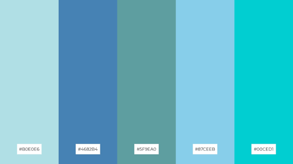 The Best 15 Powder Blue Color Palette Combinations - Piktochart