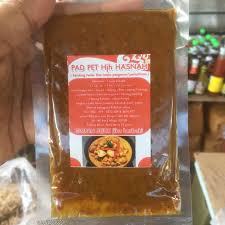 Tumis kacang panjang campur tempe yang dipadukan dengan bumbu pedas ini akan membuat acara makan anda menjadi lebih spesial. Pes Pad Pet Hjh Hasnah Shopee Singapore