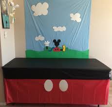 Mickey Mouse Table With Clubhouse Backdrop Mickey Mouse Clubhouse Birthday Party Mickey Mouse Clubhouse Party Mickey Birthday Party